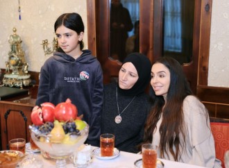 Heydər Əliyev Fondunun vitse-prezidenti Leyla Əliyeva çoban Xanışın ailəsi ilə görüşüb