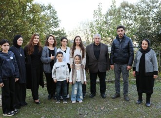 Heydər Əliyev Fondunun vitse-prezidenti Leyla Əliyeva çoban Xanışın ailəsi ilə görüşüb