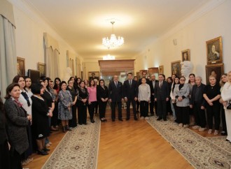 Mədəniyyət naziri Milli Azərbaycan Ədəbiyyatı Muzeyinin kollektivi ilə görüşüb (FOTO)