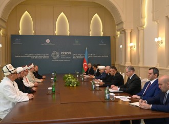 Əli Əsədov Dini Liderlərin Qlobal Sammitinin iştirakçıları ilə görüşlər keçirib