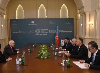 Əli Əsədov Dini Liderlərin Qlobal Sammitinin iştirakçıları ilə görüşlər keçirib