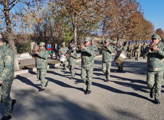 Xankəndidə Zəfər Günü münasibətilə yürüş keçirilir
