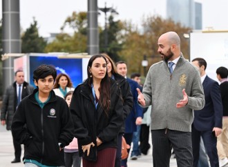 Heydər Əliyev Fondunun vitse-prezidenti Leyla Əliyeva və Bakı Media Mərkəzinin rəhbəri Arzu Əliyeva Dəniz Növlərinin Beynəlxalq Müdafiəsi layihəsinin təqdimatında iştirak ediblər (FOTO)