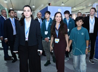 Heydər Əliyev Fondunun vitse-prezidenti Leyla Əliyeva və Bakı Media Mərkəzinin rəhbəri Arzu Əliyeva Dəniz Növlərinin Beynəlxalq Müdafiəsi layihəsinin təqdimatında iştirak ediblər (FOTO)