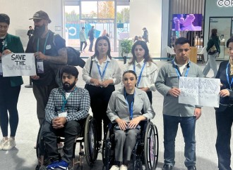 COP29 məkanında dəniz mədənçiliyi və balina ovuna qarşı etiraz aksiyası keçirildi