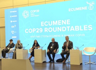 Heydər Əliyev Fondunun vitse-prezidenti Leyla Əliyeva COP29 çərçivəsində “Ecumene” Qlobal Forumunun plenar iclasında iştirak edib