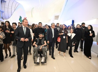 Heydər Əliyev Mərkəzində MAMA “Ana təbiət” beynəlxalq incəsənət layihəsi və “Öz töhfəni ver!” sərgisi açılıb