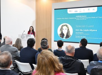 Heydər Əliyev Fondunun vitse-prezidenti Leyla Əliyeva Xəzər dənizinin mühafizəsinə dair dəyirmi masa müzakirələrində iştirak edib