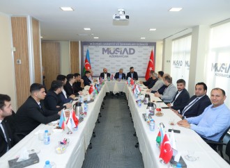 MÜSİAD İdarə Heyətinin üzvü Altuğ Karataş və “MÜSİAD İnvest”in sədri Serhat Kısakürek MÜSİAD Azərbaycan mərkəzini ziyarət edib