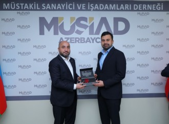 MÜSİAD İdarə Heyətinin üzvü Altuğ Karataş və “MÜSİAD İnvest”in sədri Serhat Kısakürek MÜSİAD Azərbaycan mərkəzini ziyarət edib