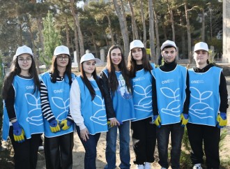 Leyla Əliyevanın iştirakı ilə Bakıda növbəti ağacəkmə aksiyası keçirilib