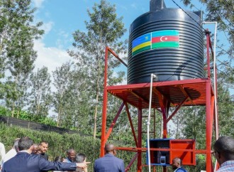 Heydər Əliyev Fondunun dəstəyi ilə Ruanda məktəbi içməli su ilə təchiz olunub