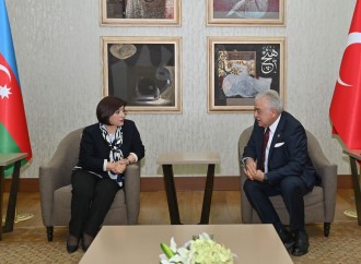 Milli Məclisin sədri Sahibə Qafarova Türkiyəyə rəsmi səfərə gəlib