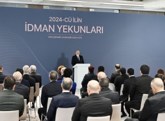 Prezident İlham Əliyev 2024-cü ilin idman yekunlarına həsr olunan mərasimdə iştirak edib