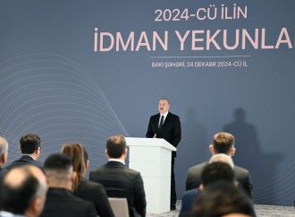 Prezident İlham Əliyev 2024-cü ilin idman yekunlarına həsr olunan mərasimdə iştirak edib
