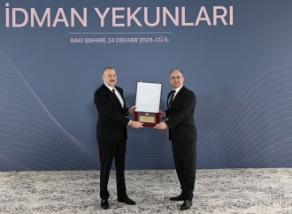 Prezident İlham Əliyev 2024-cü ilin idman yekunlarına həsr olunan mərasimdə iştirak edib