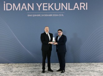 Prezident İlham Əliyev 2024-cü ilin idman yekunlarına həsr olunan mərasimdə iştirak edib