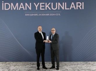 Prezident İlham Əliyev 2024-cü ilin idman yekunlarına həsr olunan mərasimdə iştirak edib