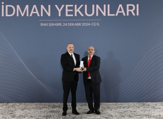 Prezident İlham Əliyev 2024-cü ilin idman yekunlarına həsr olunan mərasimdə iştirak edib