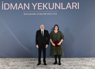 Prezident İlham Əliyev 2024-cü ilin idman yekunlarına həsr olunan mərasimdə iştirak edib
