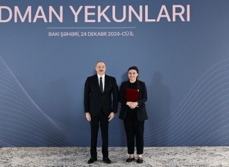 Prezident İlham Əliyev 2024-cü ilin idman yekunlarına həsr olunan mərasimdə iştirak edib