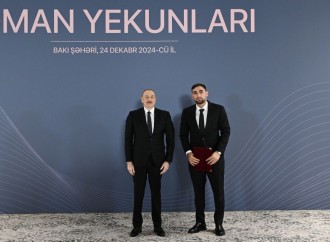 Prezident İlham Əliyev 2024-cü ilin idman yekunlarına həsr olunan mərasimdə iştirak edib
