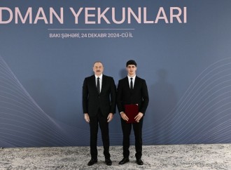 Prezident İlham Əliyev 2024-cü ilin idman yekunlarına həsr olunan mərasimdə iştirak edib
