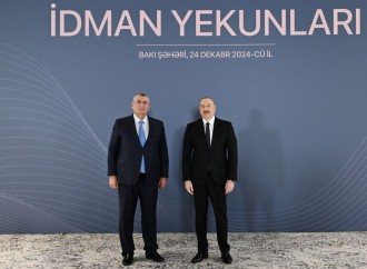 Prezident İlham Əliyev 2024-cü ilin idman yekunlarına həsr olunan mərasimdə iştirak edib