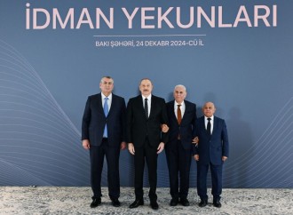 Prezident İlham Əliyev 2024-cü ilin idman yekunlarına həsr olunan mərasimdə iştirak edib