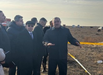 Təyyarə qəzası ilə bağlı yaradılan dövlət komissiyasının üzvləri hadisə yerindədir