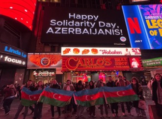 ABŞ-nin “Times” meydanında Dünya Azərbaycanlılarının Həmrəyliyi Günü aksiyası keçirilib