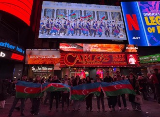 ABŞ-nin “Times” meydanında Dünya Azərbaycanlılarının Həmrəyliyi Günü aksiyası keçirilib
