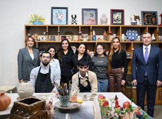 Heydər Əliyev Fondunun vitse-prezidenti Leyla Əliyeva və Bakı Media Mərkəzinin rəhbəri Arzu Əliyeva DOST İnklüziv İnkişaf və Yaradıcılıq Mərkəzini ziyarət ediblər