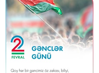 Birinci vitse-prezident Mehriban Əliyeva Gənclər Günü ilə bağlı paylaşım edib