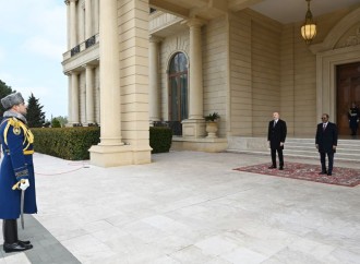 Somali Prezidenti Hasan Şeyx Mahmudun rəsmi qarşılanma mərasimi olub