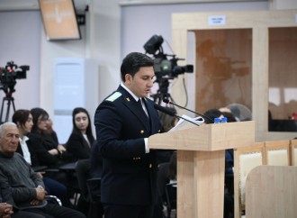 Ruben Vardanyanın təqsirləndirildiyi cinayət işinin məhkəmə baxışı davam etdirilib