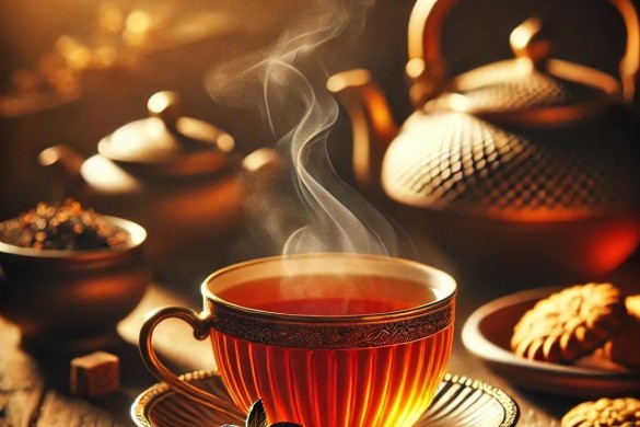 Çay dəmlənmə zamanı suda olan ağır metalları azaldır