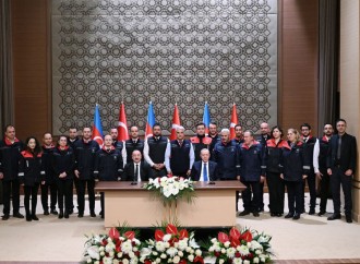 Prezident İlham Əliyev və Rəcəb Tayyib Ərdoğan İqdır-Naxçıvan qaz kəmərinin videobağlantı formatında açılış mərasimində iştirak ediblər