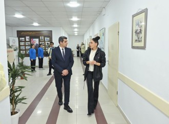 Birinci vitse-prezident Mehriban Əliyeva Gəncə Şəhər Birləşmiş Xəstəxanasının Perinatal Mərkəzində olub