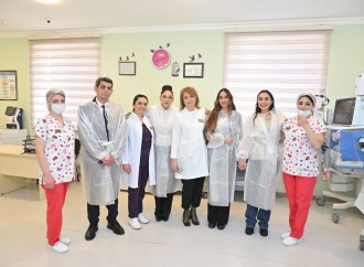 Birinci vitse-prezident Mehriban Əliyeva Gəncə Şəhər Birləşmiş Xəstəxanasının Perinatal Mərkəzində olub