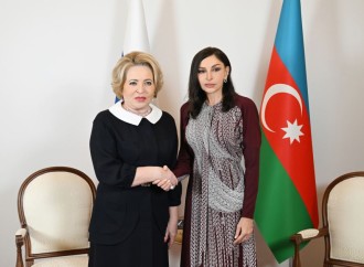 Azərbaycanın Birinci vitse-prezidenti Mehriban Əliyeva Rusiya Federal Məclisi Federasiya Şurasının sədri ilə görüşüb
