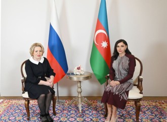 Azərbaycanın Birinci vitse-prezidenti Mehriban Əliyeva Rusiya Federal Məclisi Federasiya Şurasının sədri ilə görüşüb