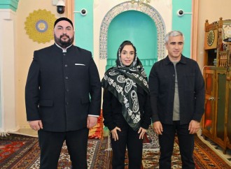 Heydər Əliyev Fondunun vitse-prezidenti Leyla Əliyeva Qubada “Səkinə xanım” məscidini ziyarət edib