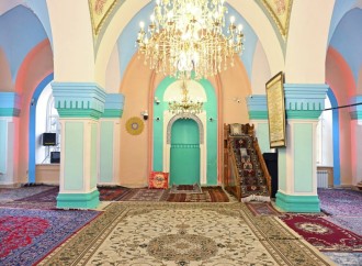 Heydər Əliyev Fondunun vitse-prezidenti Leyla Əliyeva Qubada “Səkinə xanım” məscidini ziyarət edib