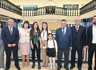 Heydər Əliyev Fondunun vitse-prezidenti Leyla Əliyeva Qubada Dağ Yəhudiləri Muzeyini ziyarət edib