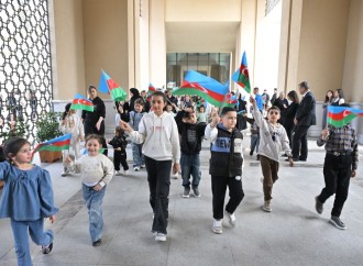 Heydər Əliyev Fondunun vitse-prezidenti Leyla Əliyeva Qubada şəhid övladları ilə birgə Novruz şənliyində iştirak edib