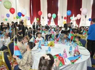 Heydər Əliyev Fondunun vitse-prezidenti Leyla Əliyeva Qubada şəhid övladları ilə birgə Novruz şənliyində iştirak edib