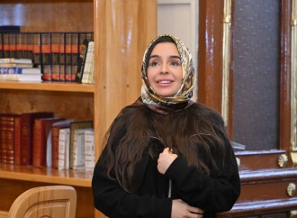 Heydər Əliyev Fondunun vitse-prezidenti Leyla Əliyeva Qubadakı Qırmızı qəsəbədə “Altı günbəz” sinaqoqunda olub