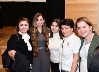 Bakı Media Mərkəzinin prezidenti Arzu Əliyeva Nizami Kino Mərkəzində “Tağıyev: Çar” bədii filminin təqdimat mərasimində iştirak edib