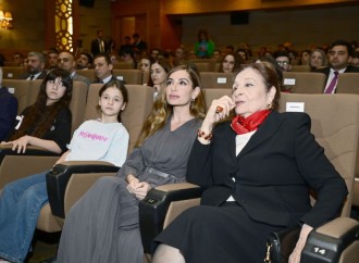 Bakı Media Mərkəzinin prezidenti Arzu Əliyeva Nizami Kino Mərkəzində “Tağıyev: Çar” bədii filminin təqdimat mərasimində iştirak edib